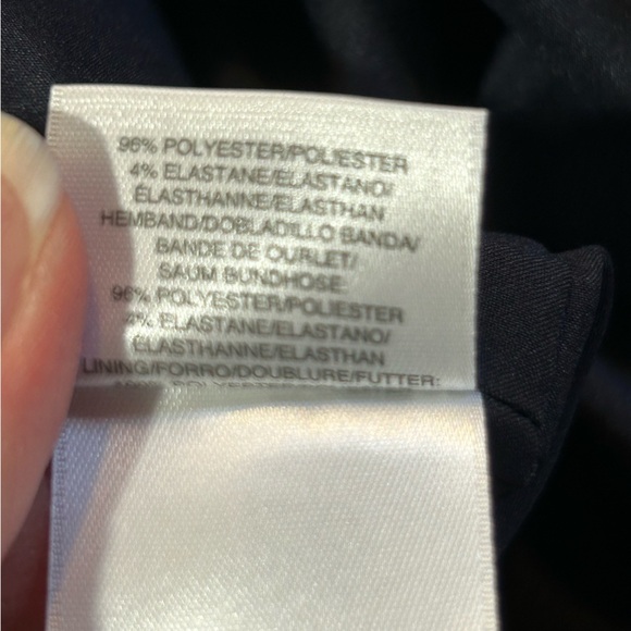 Jones New York Sleeveless Tri-Color Stretch Crepe Dress Tie Navy Size 6 NEW NWT - Picture 15 of 16